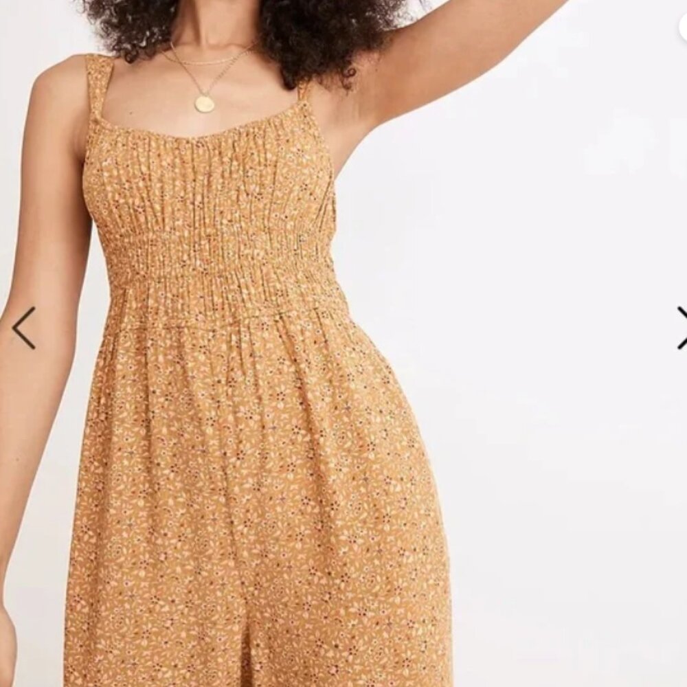 Madewell Sophia Tank Wide-Leg Jumpsuit in Florentine Floral